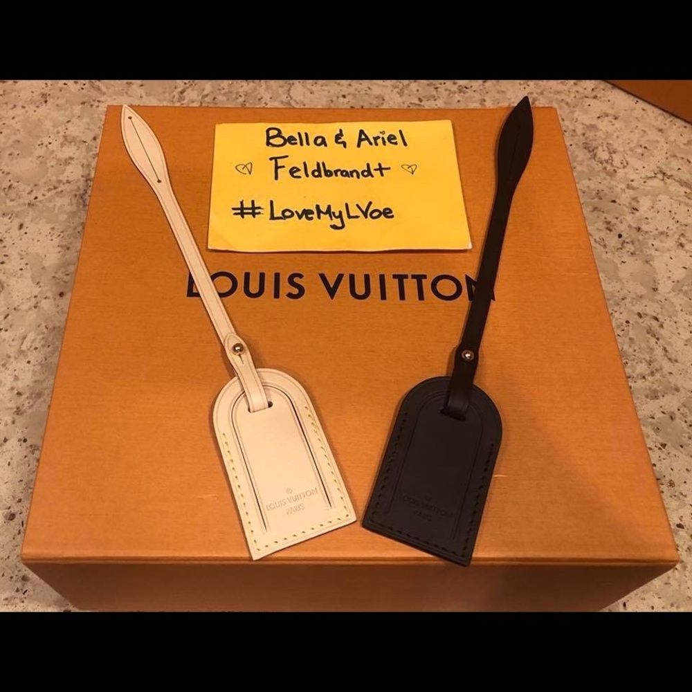 Louis Vuitton mini luggage tags